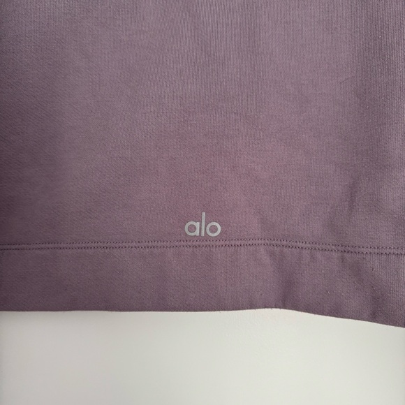 ALO Yoga Bae Relaxed Fit Cropped Hoodie (XS) - Picture 4 of 5